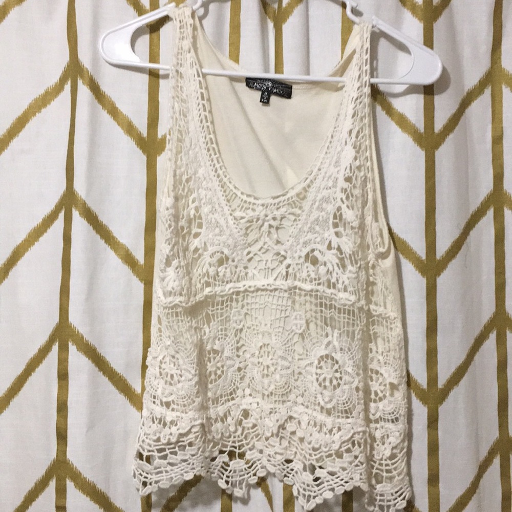 Lace tank top